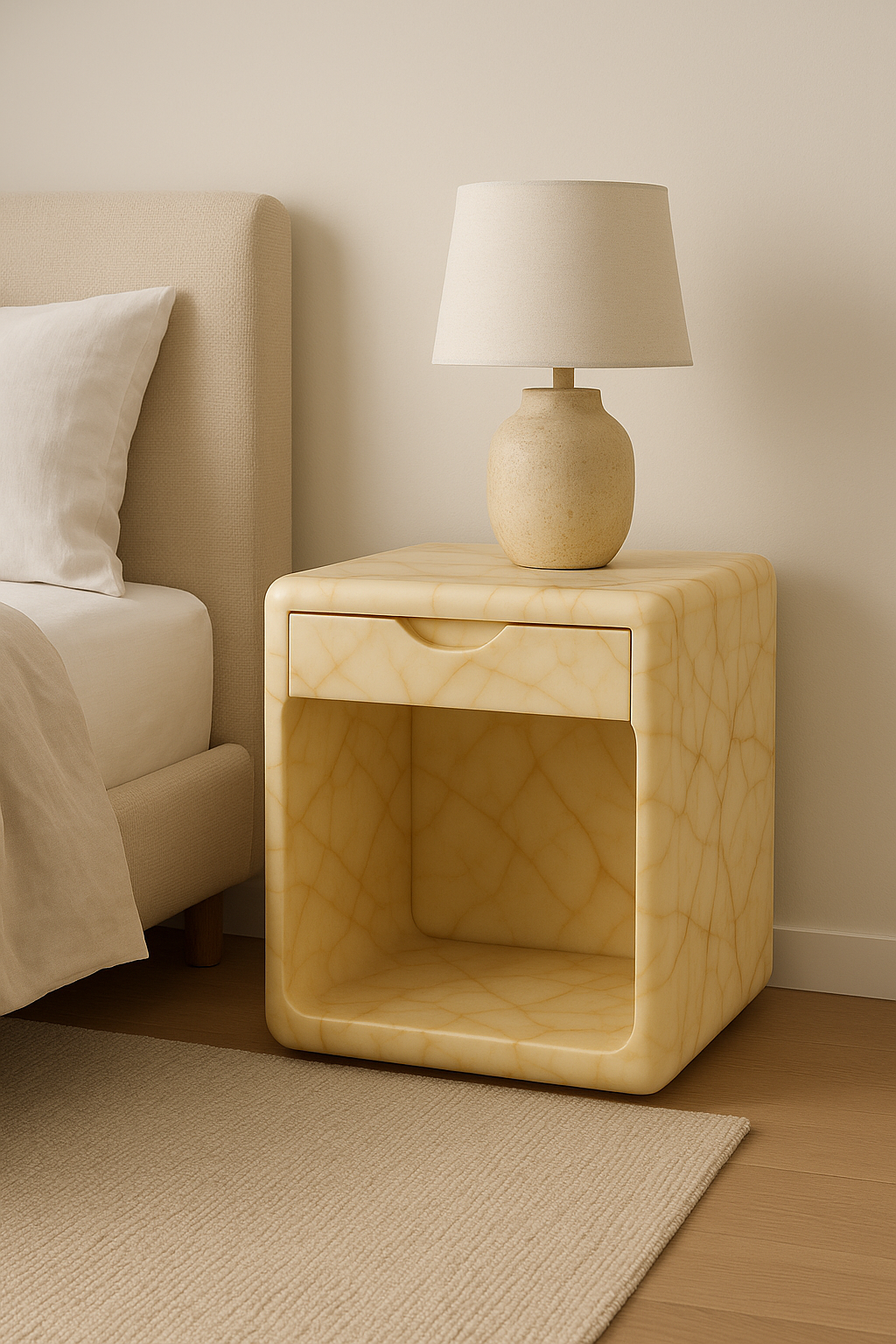 CLOUD Bedside Table With Drawer