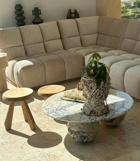 BOLLAR 3 Marble Coffee Table