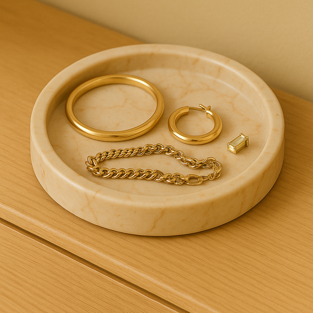 marble tray for luxury interior home decor