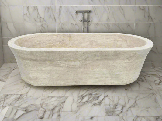 RUDAN Travertine Bathtub Aurora Marble marble aurora