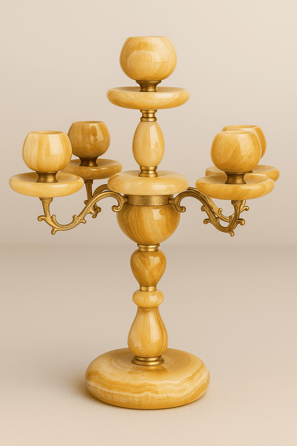 SOLEN Onyx Candle Holder