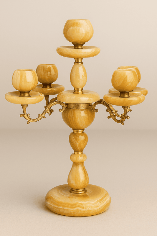 SOLEN Onyx Candle Holder