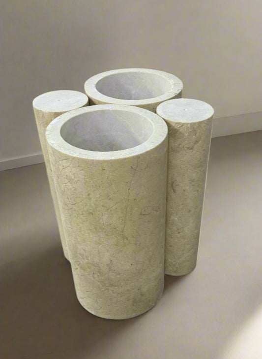 VASA Crema Marfil Marble Dining Table