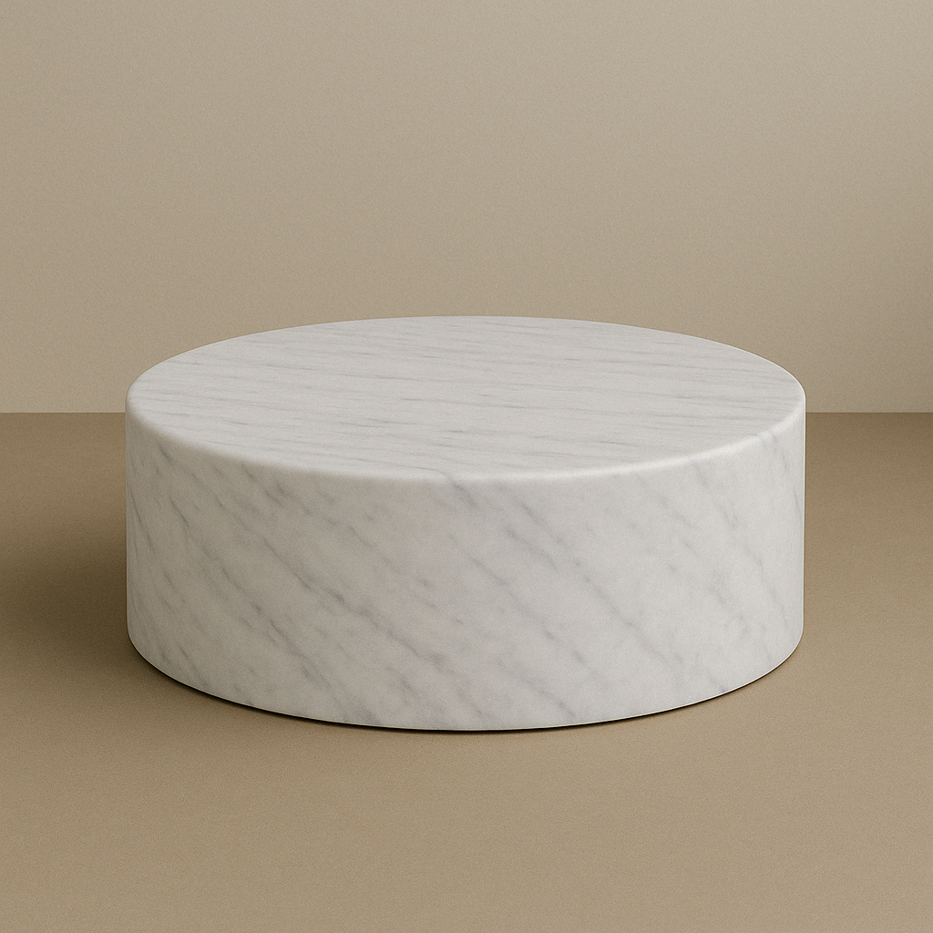Full marble coffee table in 8 different colors and 2 different sizes. Handmade from the finest stones from a swedish company