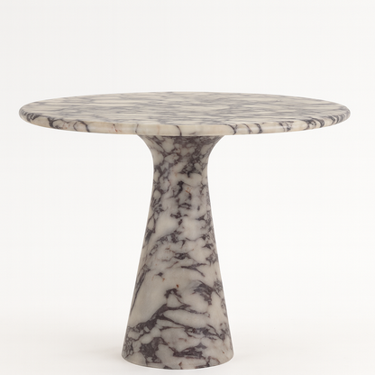 calacatta viola and natural marble stone round marble dining table
