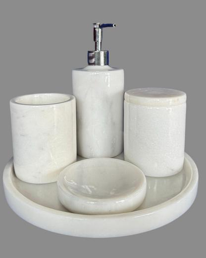Aurora Marble bathroom set white
bathroom set marble aurora