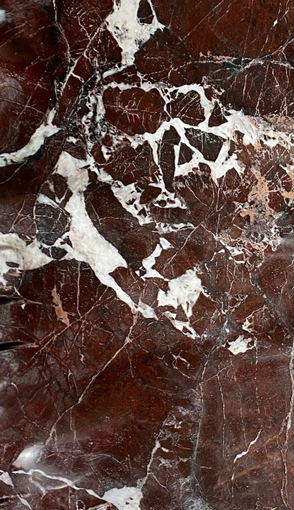 red marble veins
veining
rosso levanto
Aurora Marble sink Rosso Levanto 