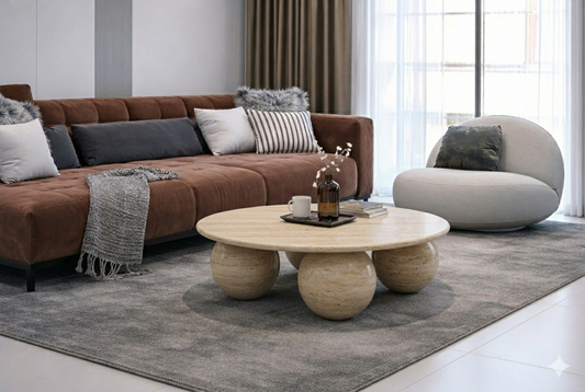 BOLLAR 4 Marble Coffee Table