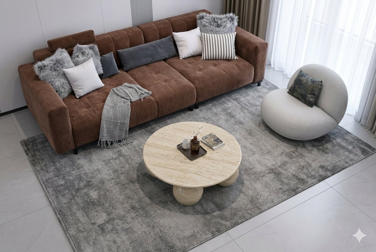BOLLAR 4 Marble Coffee Table