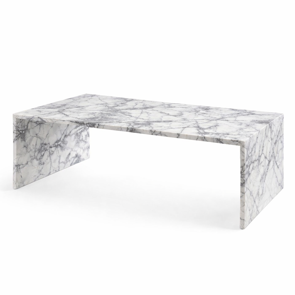 DOLCE marble coffee table in Lilac marble - Aurora Marble Sweden