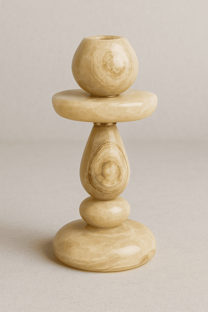 EIFFEL Onyx Candle Holder