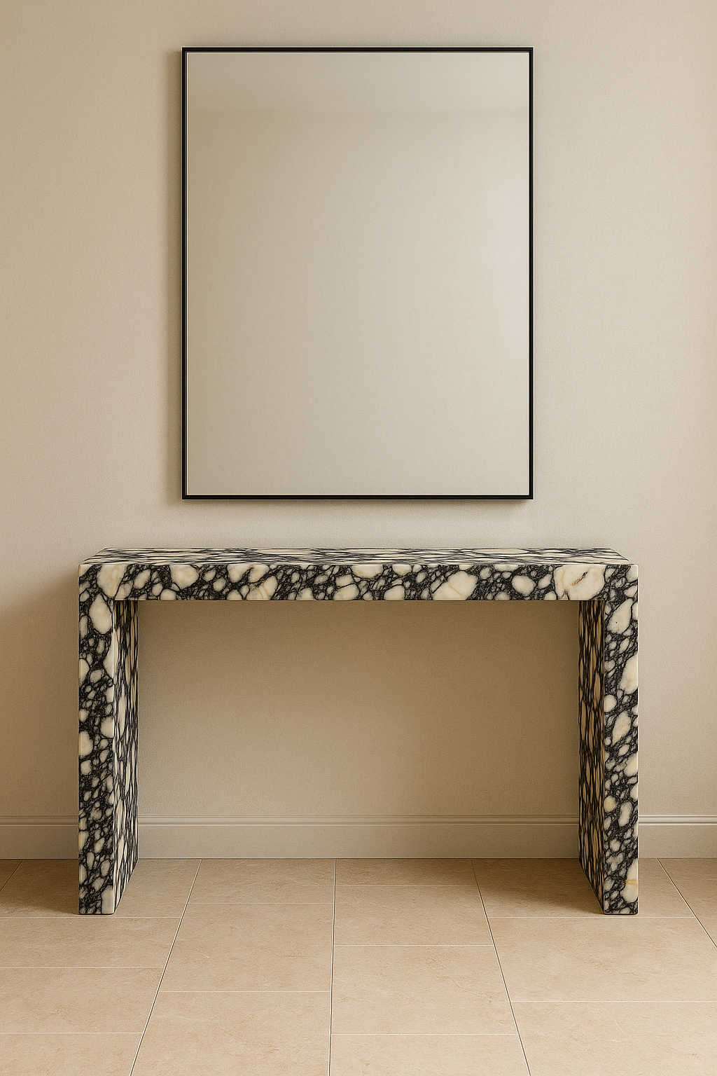 Abstract Marble Console Table Console Tables – Aurora Marble