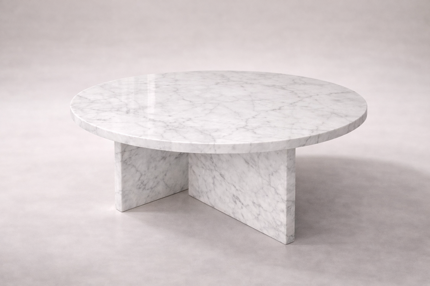 white Marble dining table on a plain background