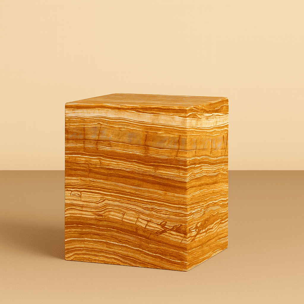onyx marble cube side table from aurora marble