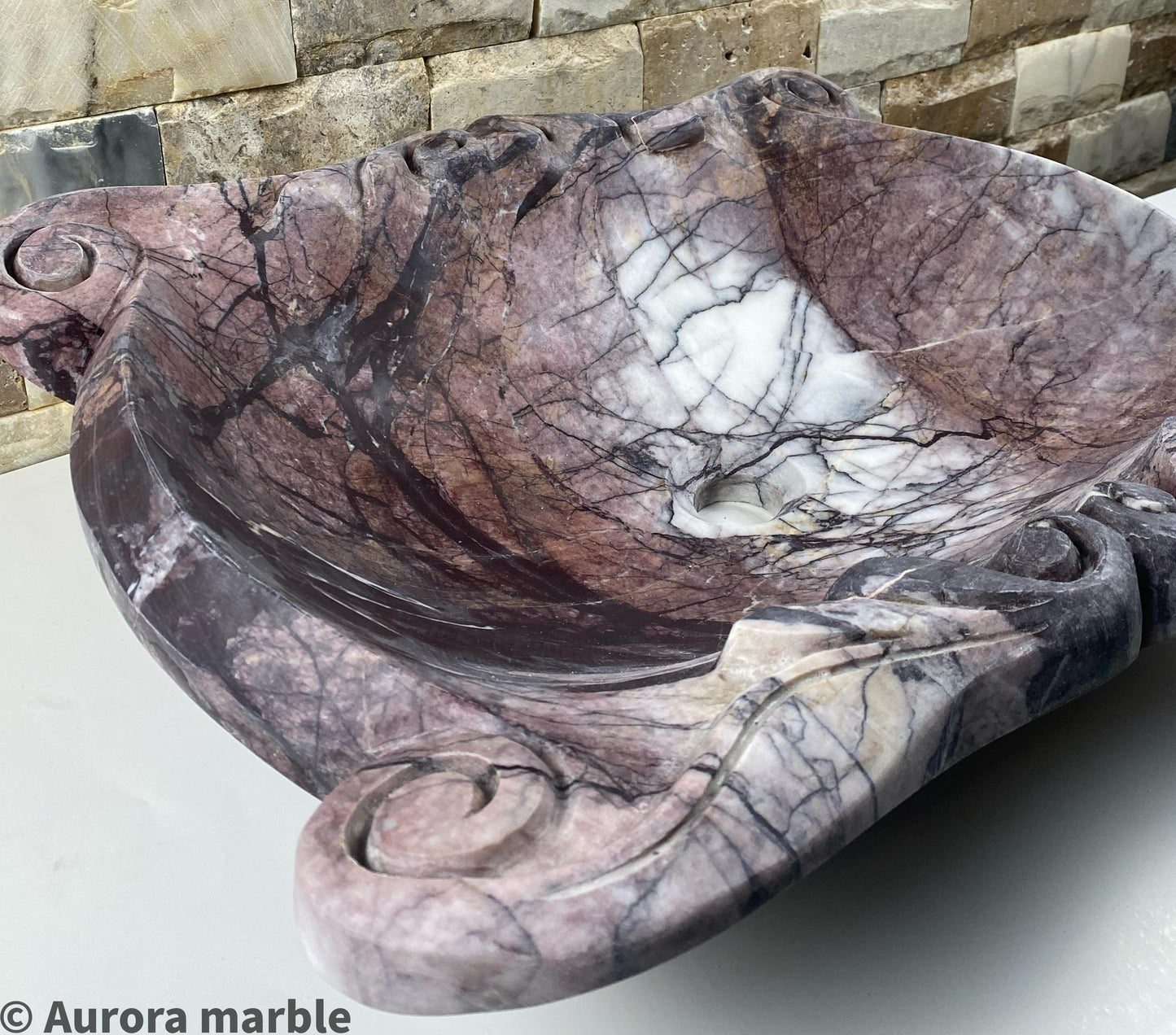 ROST Breccia Marble Sink