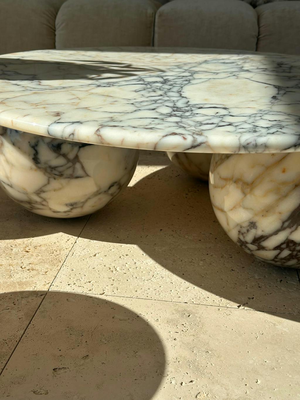 BOLLAR 3 Marble Coffee Table