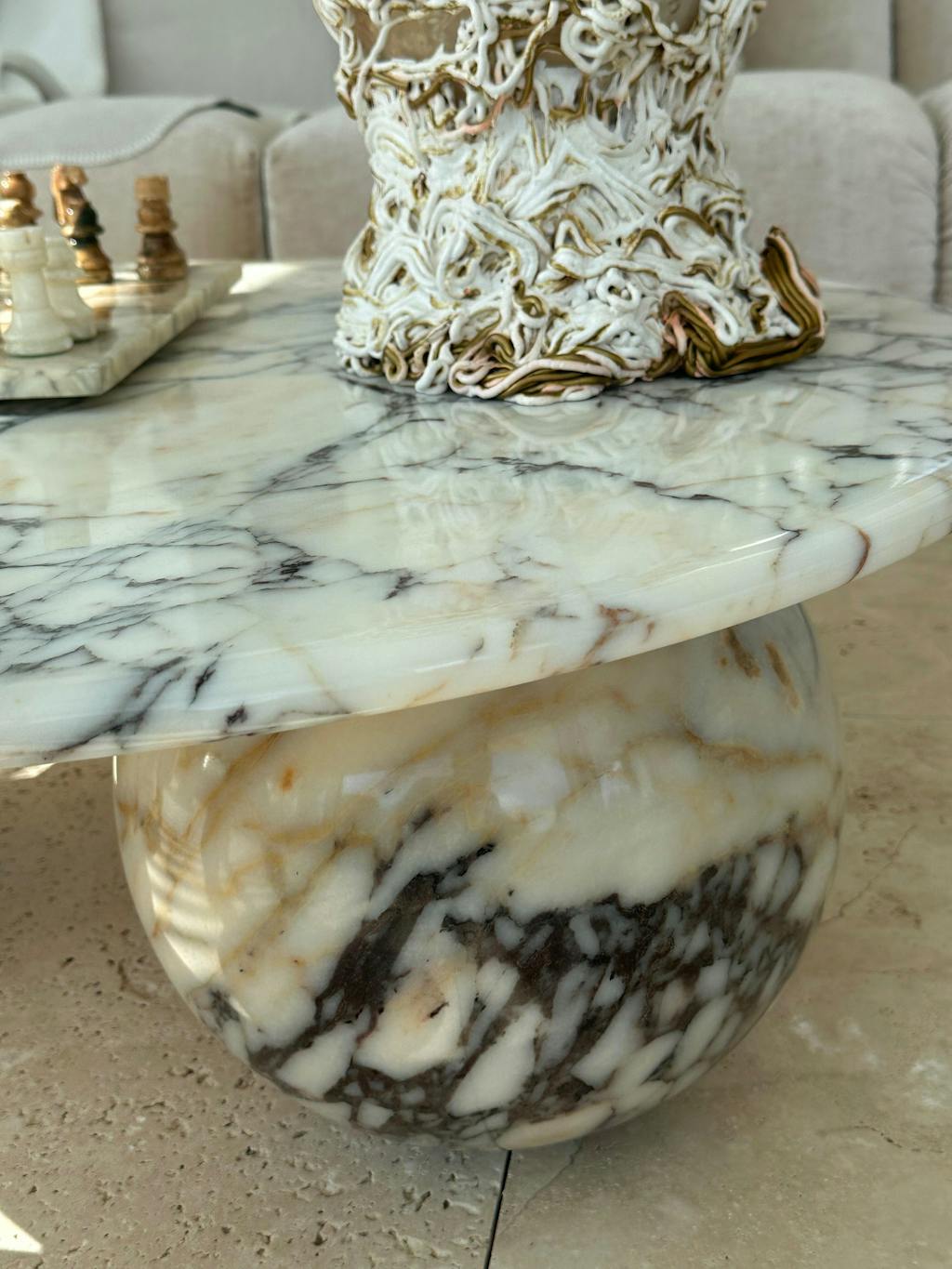 BOLLAR 3 Marble Coffee Table
