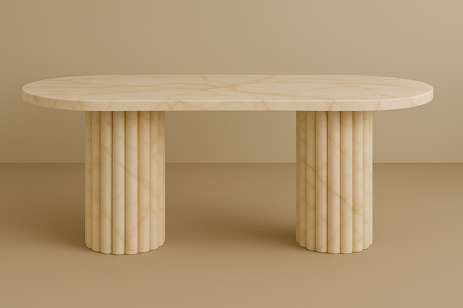 luxury dining table made of marble by aurora marble beige marble home decor