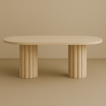 luxury dining table made of marble by aurora marble travertine home decor