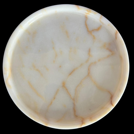 Moon marble tray 20 cm from aurora marble upshot