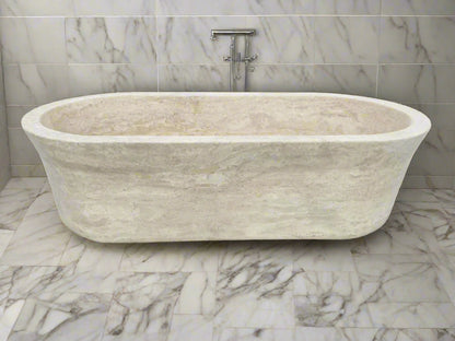 RUDAN Travertine Bathtub Aurora Marble marble aurora