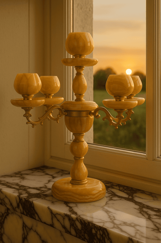 SOLEN Onyx Candle Holder