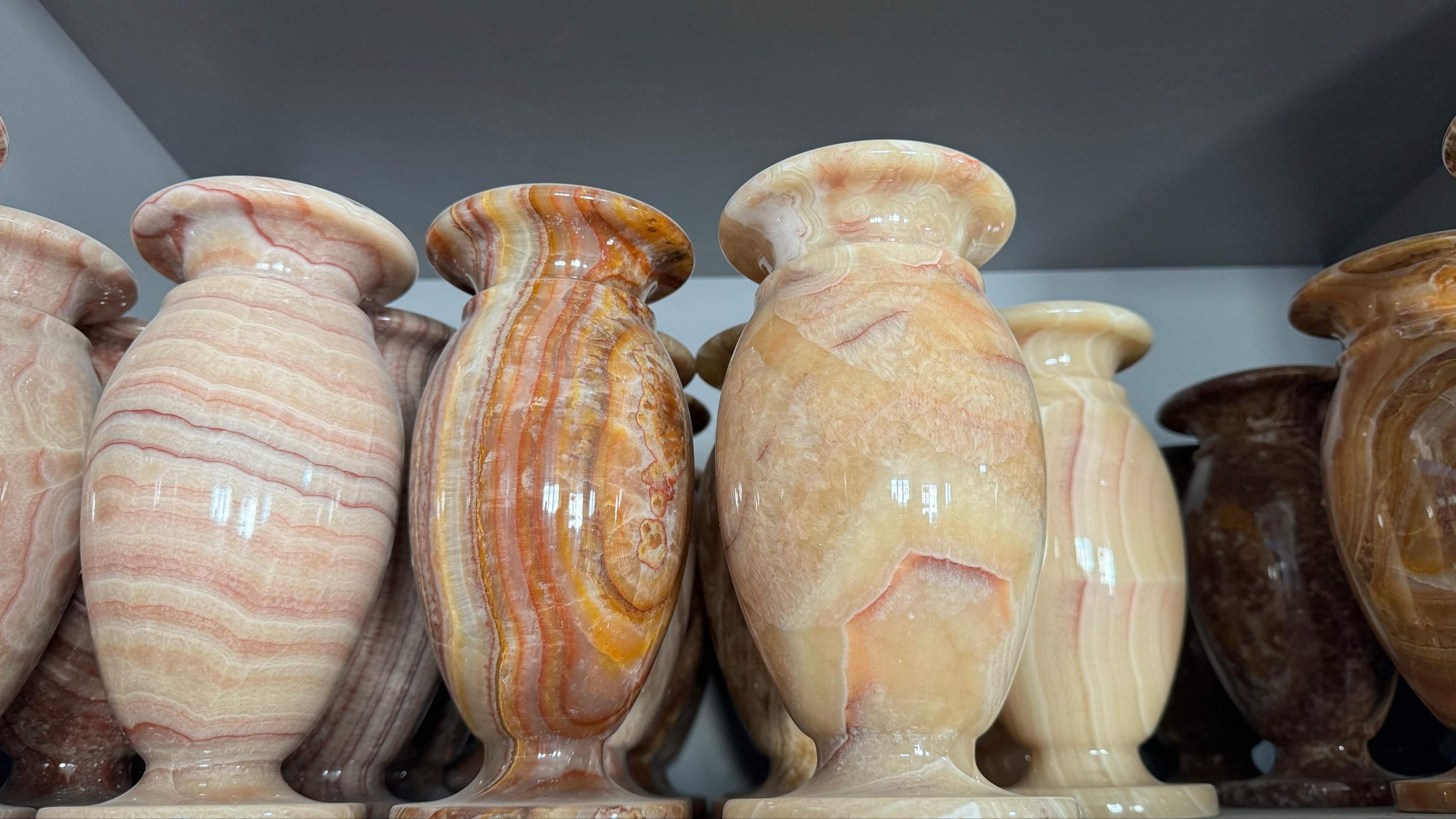 handmade marble vase from aurora marble